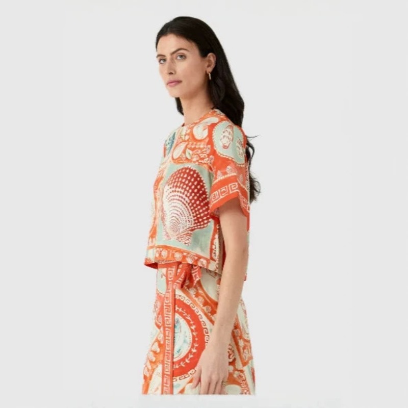 Nouvel ensemble jupe 2 pièces  - Midi Skirt Floral avis et prix