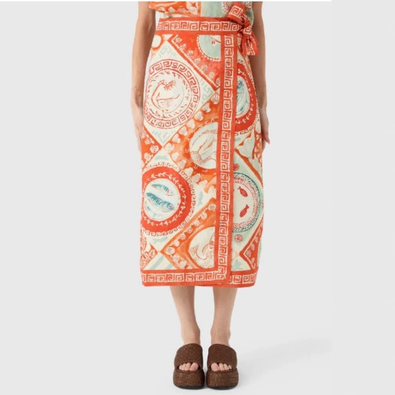 Nouvel ensemble jupe 2 pièces  - Midi Skirt Floral avis et prix