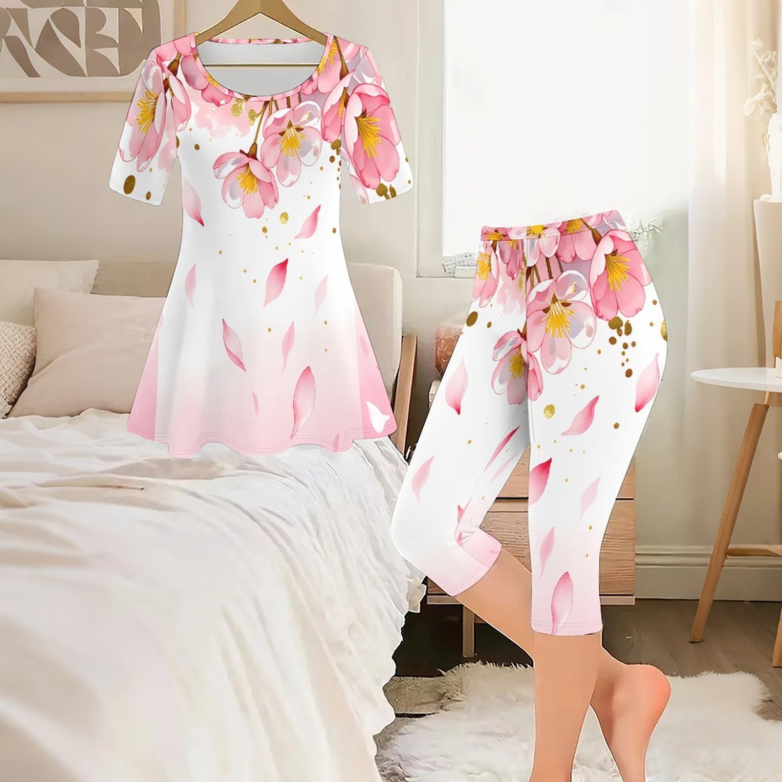 Ensemble deux pièces imprimé v - Romper Floral Print avis et prix