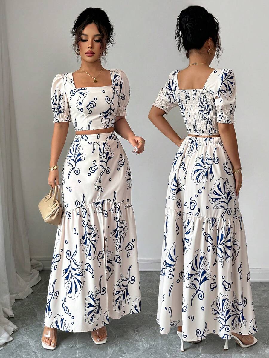 Ensemble deux pièces été 2026  - Romper Floral Print avis et prix