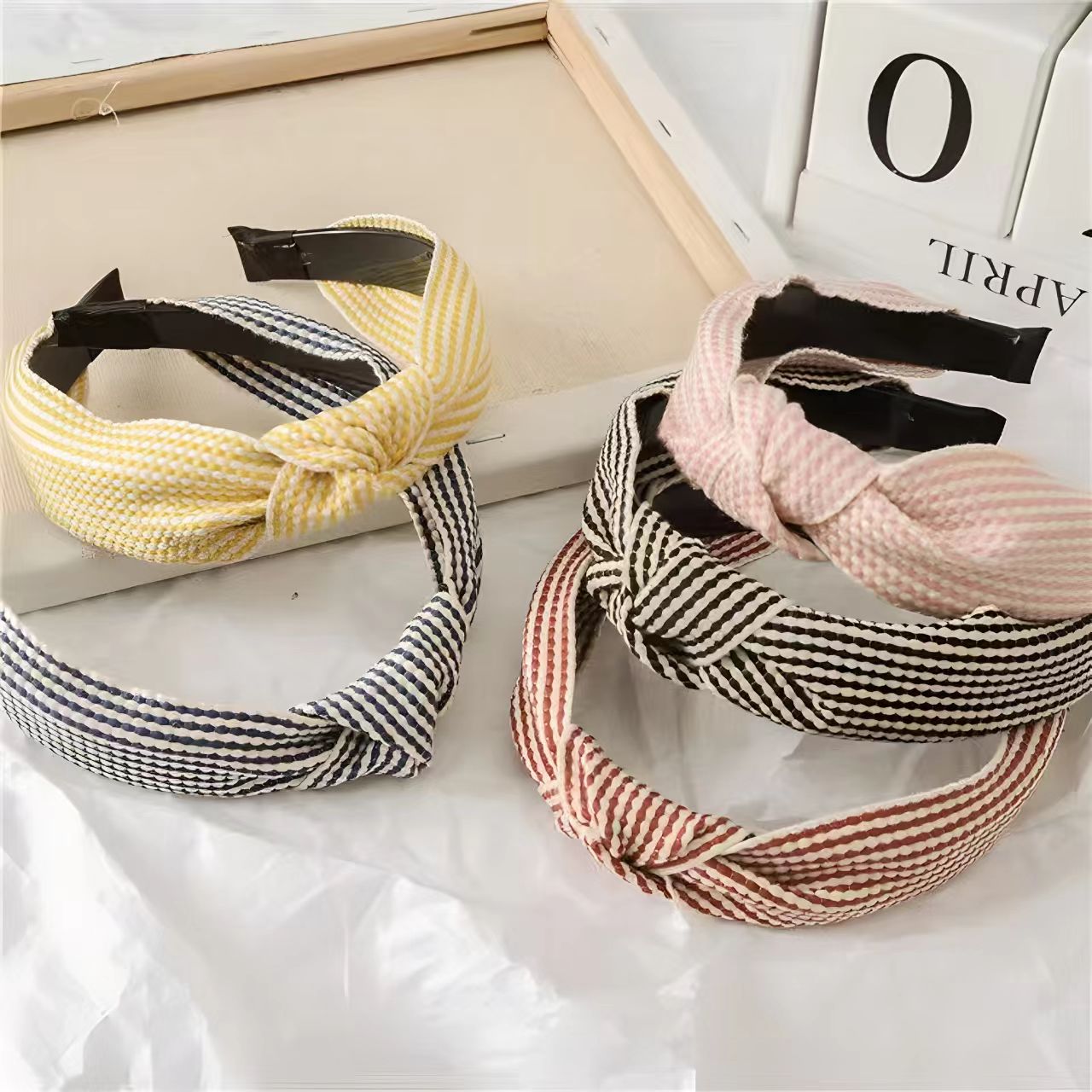 Bandeau à large bord à carreau - Headband Summer Knit avis et prix